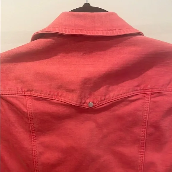 Liverpool Rosebud Coral Jean Jacket Classic Denim Style NWT - Picture 11 of 16